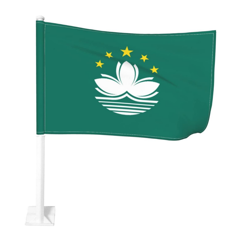 Macau Car Window Mounted Flag