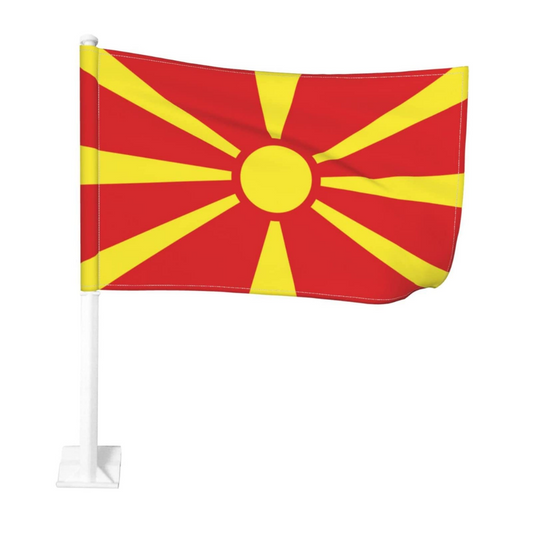 Macedonia Car Window Mounted Flag