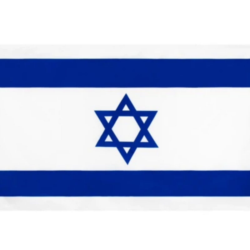 Israeli Flag, National Flags, Indoor Outdoor, 100% Polyester, Durable Flag of Zion 90X150cm