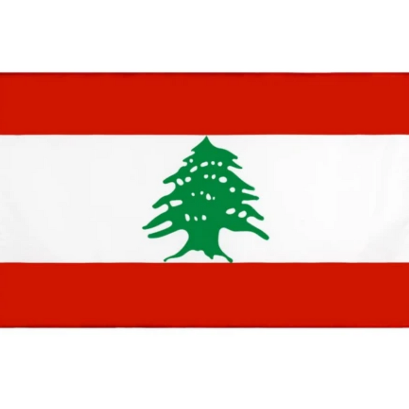 Lebanese Flag, Globe With Flags, Durable Double Stitched Country Flags 90X150cm