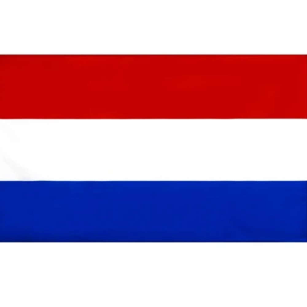 Netherlands Flag, Tricolor Country Flag, Kingdom of the Netherlands Fade Proof, Durable, 100% Polyester, 90X150 cm