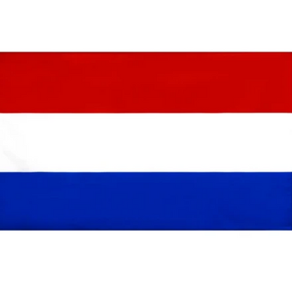 Netherlands Flag, Tricolor Country Flag, Kingdom of the Netherlands Fade Proof, Durable, 100% Polyester, 90X150 cm