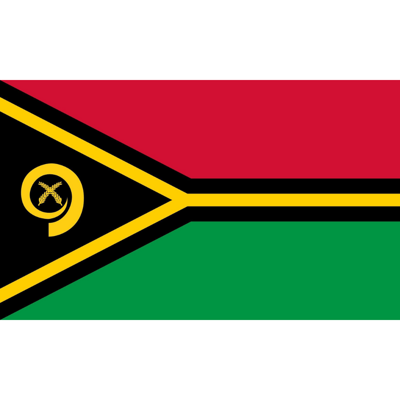 Vanuatu Flag, Flags of Various Countries, Polyester Durable Vivid Indoor Outdoor, 90X150cm
