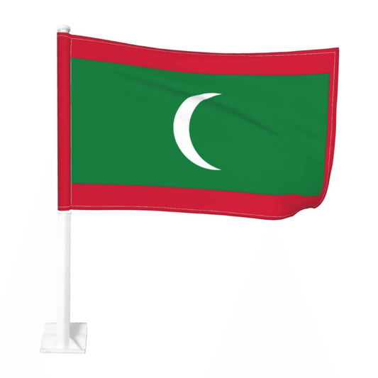 Maldives Car Window Mounted Flag