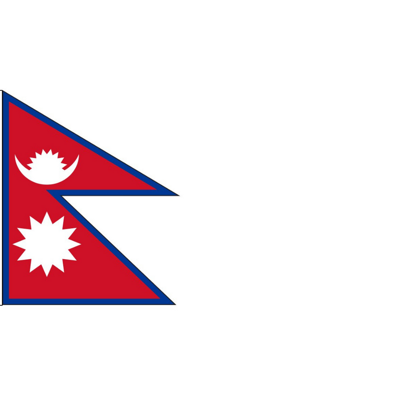 Nepal Flag, Globe Flags, World Flag, Unique, Fade Proof, 100% Polyester,  90X150 cm