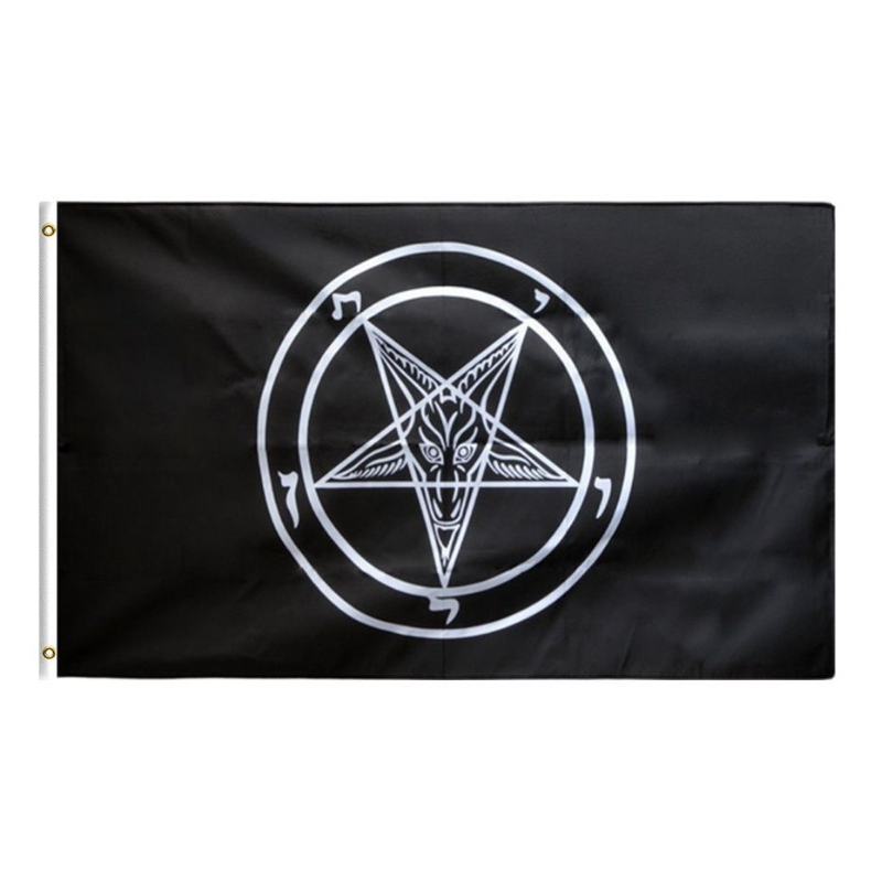 Pentagram Baphomet Flags