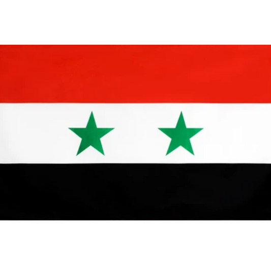 Syrian Flag, Country and National Flags, Indoor Outdoor Vivid Colors Durable, Syrian Arab Republic, 90X150cm