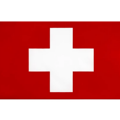 Switzerland Flag, National Flags, Vivid Colors Stain and UV Proof, Swiss Confederation, Polyester 90X150cm