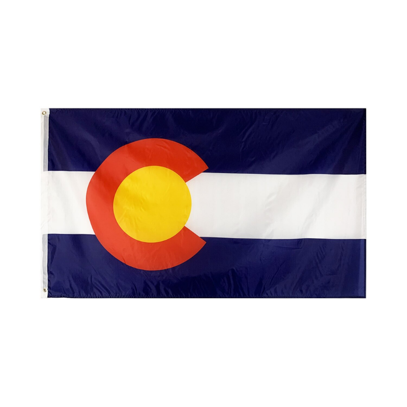 Colorado Flag, State and Territory Flags, High-Quality Vibrant 100% Polyester 90X150cm