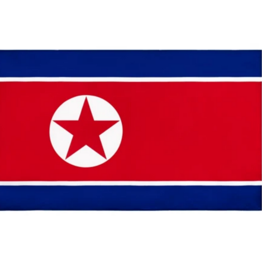 North Korean Flag, Countries and Flags, Durable 100% Polyester, Fade Proof 90X150cm