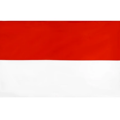 Monaco Flag, World Country Flags, Strong, Red and White, 100% Polyester, 90X150 cm