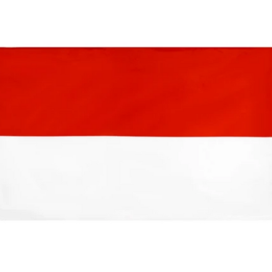 Monaco Flag, World Country Flags, Strong, Red and White, 100% Polyester, 90X150 cm