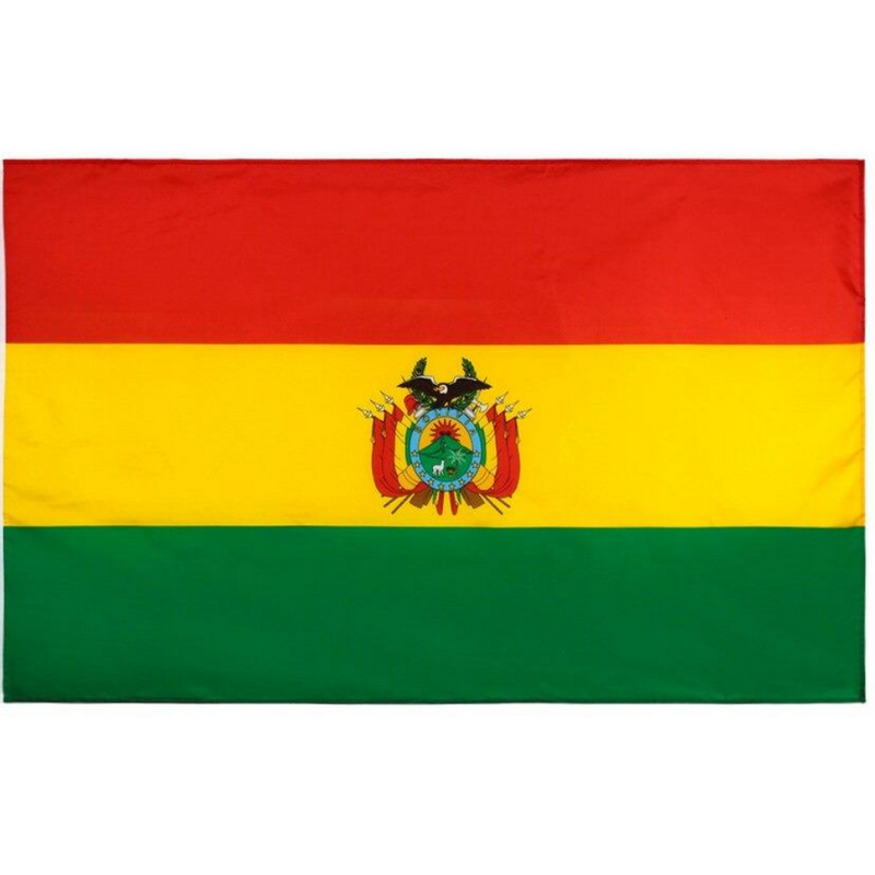 Bolivian Flag, Country Flags Red Yellow Green Home Lawn Parades Indoor Outdoor Fade Proof, 90X150cm