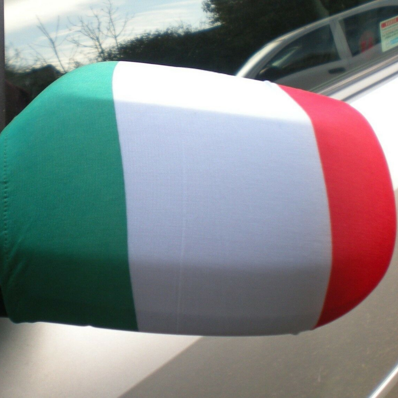Italy Car Side Mirror Flag