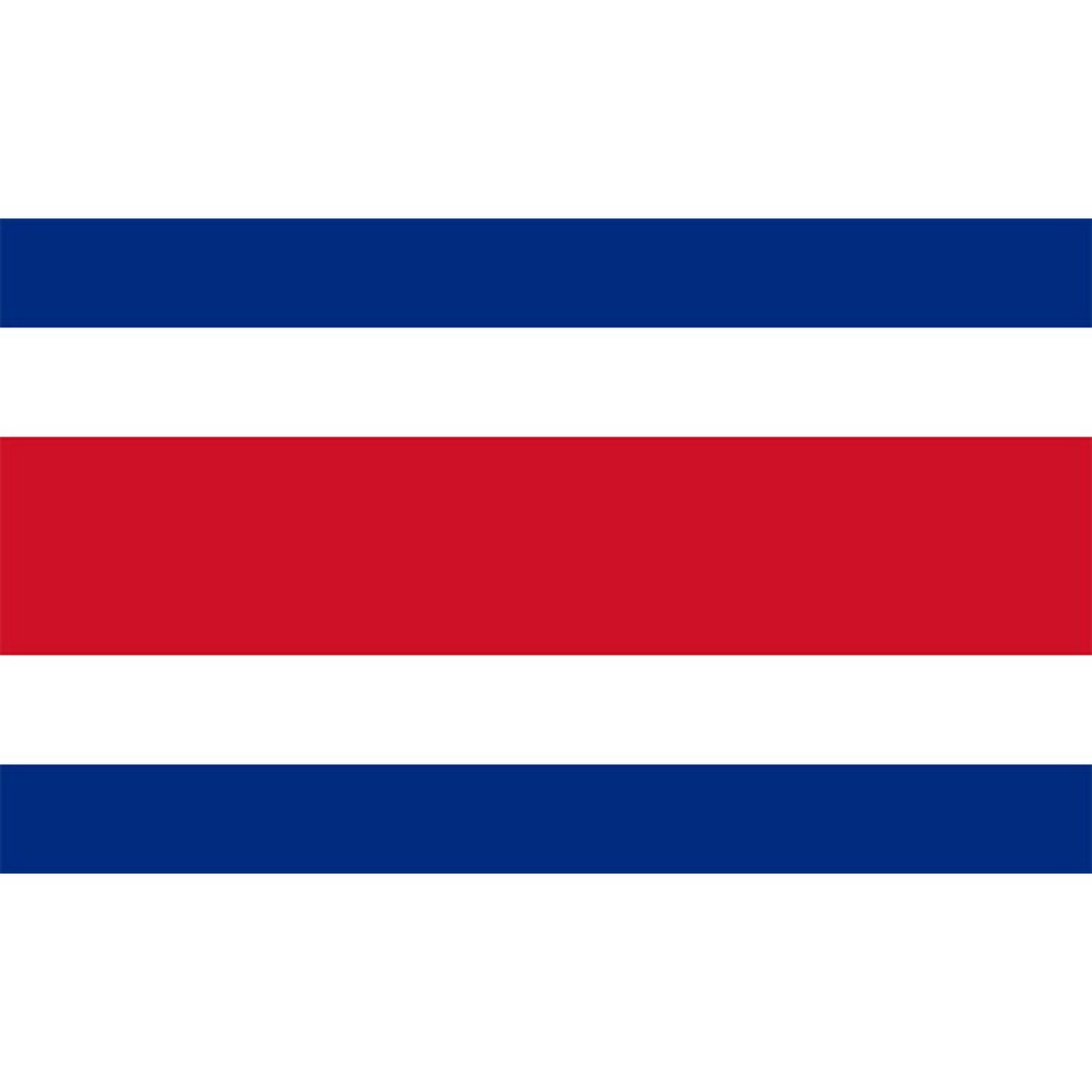 Costa Rican Flag, National and Country Flags, Republic of Costa Rica, Polyester 90X150cm