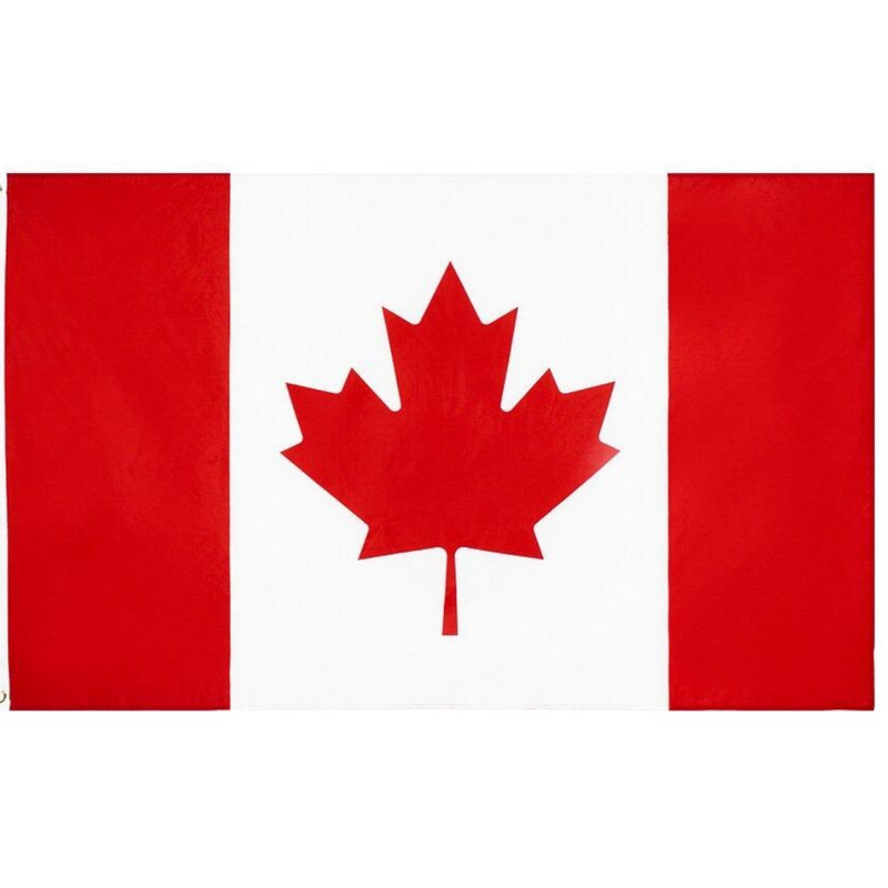 Canadian Flag, Maple Leaf Red Polyester, UV and Wrinkle Resistant Country Flag 90X150cm