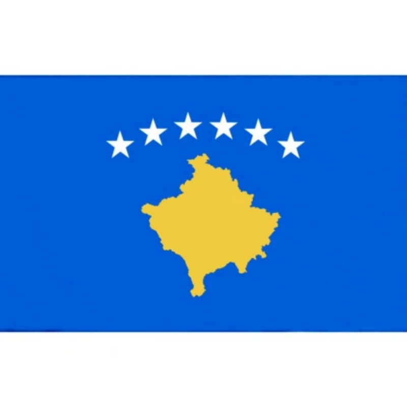 Kosovo Flag, Countries and Flags, Polyester Durable Double Stitched National Flag 90X150cm