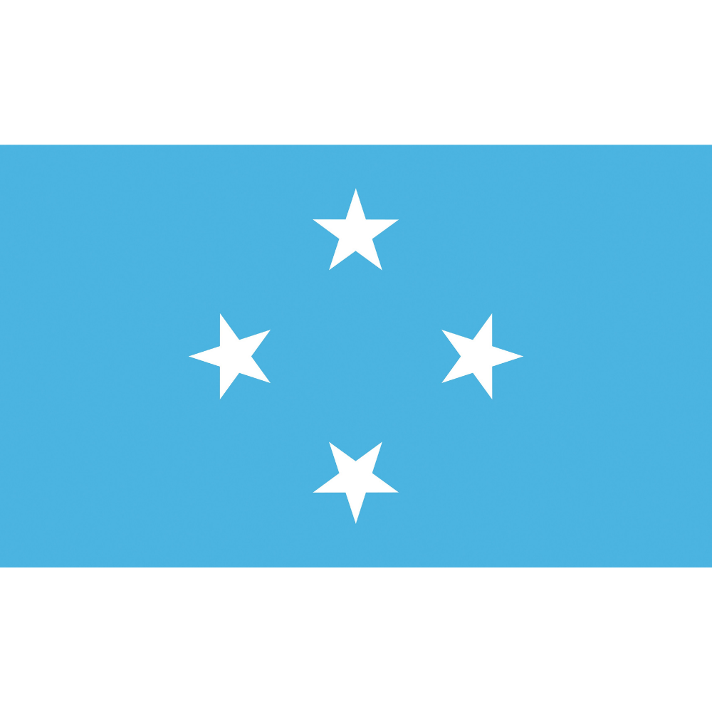 Federated States of Micronesia Flag, Countries and Flags, National Flag, Wrinkle-Resistant, 100% Polyester, 90X150 cm