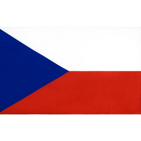 Czech Flag, Country and National Globe Flags, Blue Red White, Czech Republic Flag Polyester 90X150cm