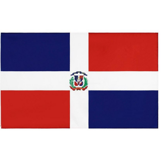 Dominican Republic Flag, All Country Flags, Indoor/ Outdoor Vivid Fade Proof Polyester 90X150cm