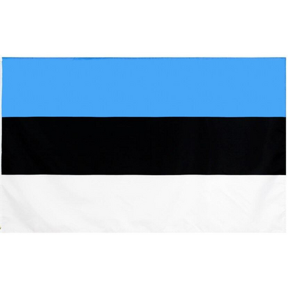 Estonian Flag, Country Flags, National Flags, Durable, tricolor, 100% Polyester, 90X150 cm