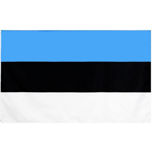 Estonian Flag, Country Flags, National Flags, Durable, tricolor, 100% Polyester, 90X150 cm