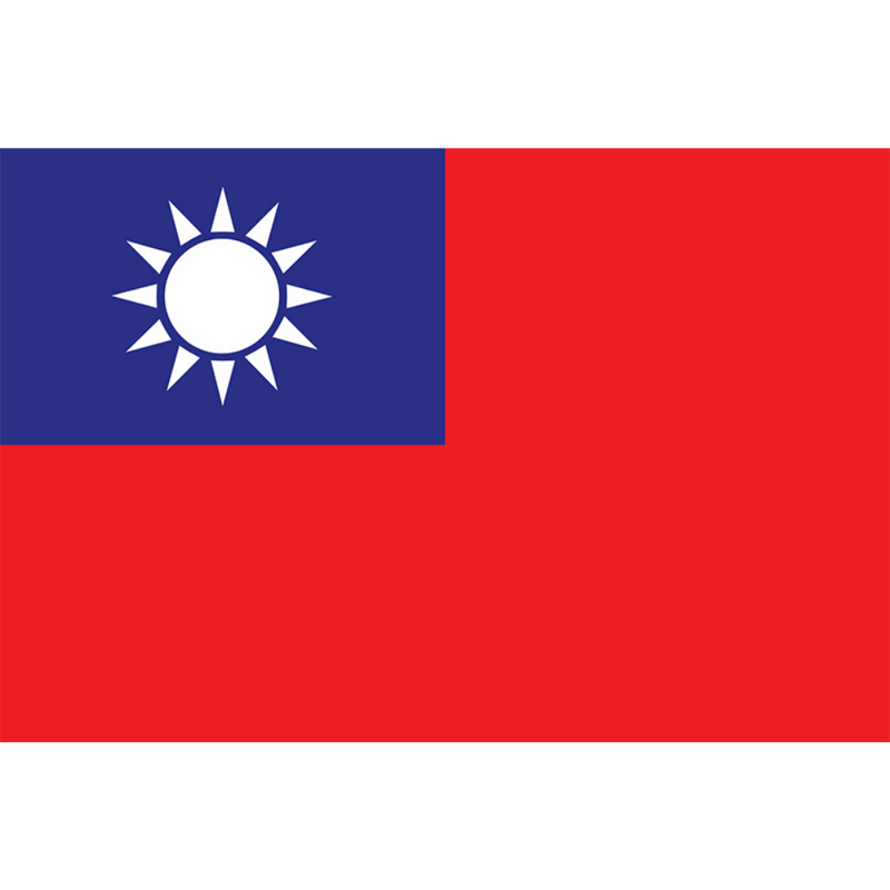 Taiwanese Flag, East Asia Republic of China Country Flags, Polyester Fade Proof Vivid 90X150cm