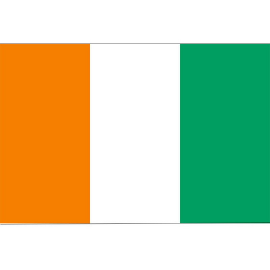 Cote d'Ivoire Flag, National Flags, Fade Proof, Flag of Ivory Coast, 100% Polyester 90X150cm