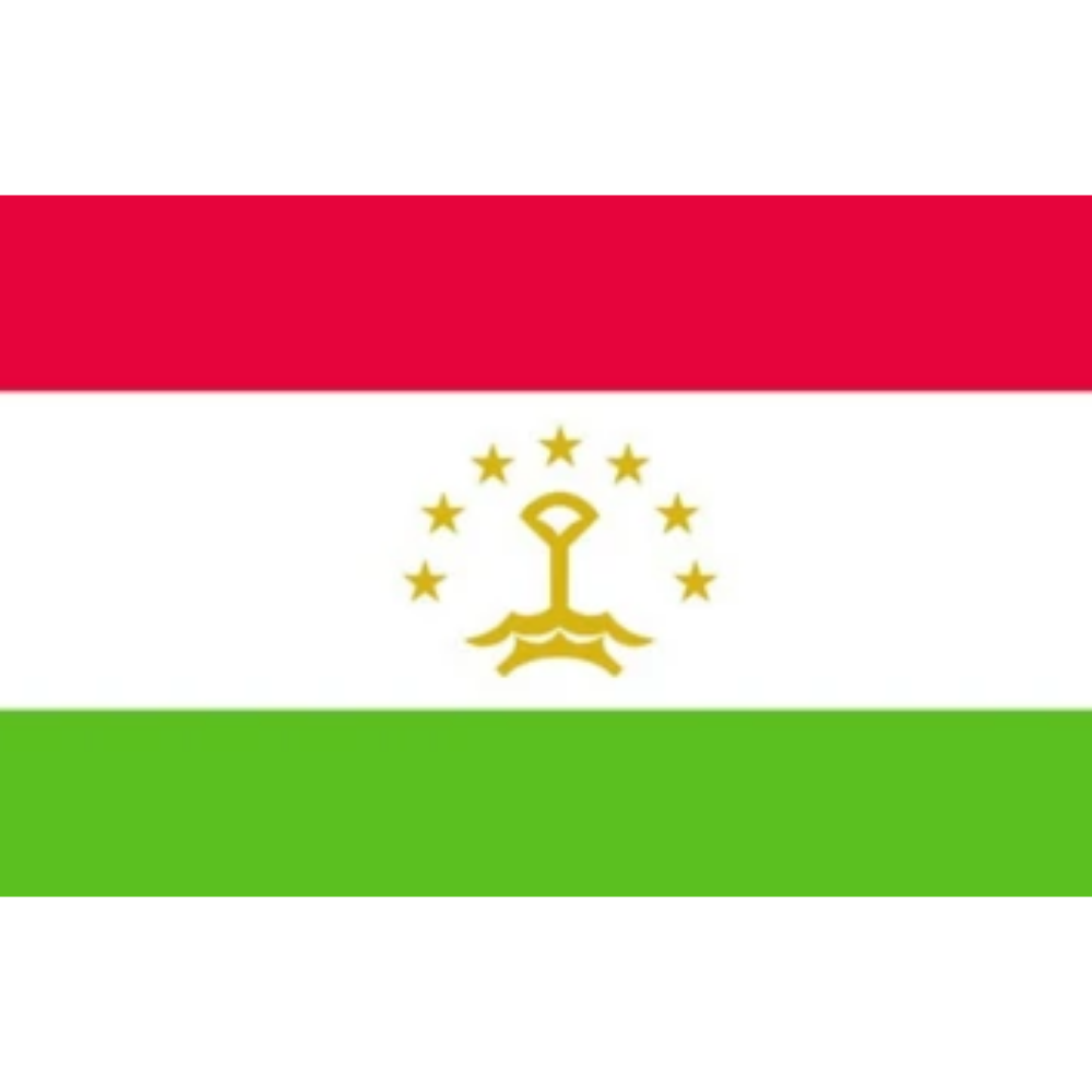 Tajikistan Flag, World Country Flags, Fade Proof Vivid Solid Colors Polyester 90X150cm