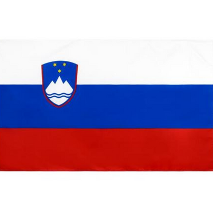 Slovenia Flag, Horizontal Tricolor, Countries and Flags, National Flag, Polyester 90X150cm