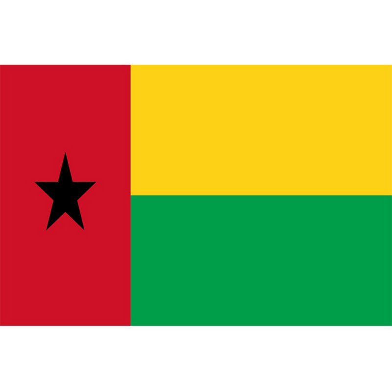 Guinea-Bissau Flag, Globe with Flags, 100% Durable Polyester, Republic of Guinea-Bissau 90X150cm