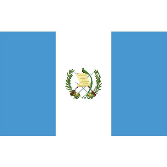 Guatemalan Flag, World Country Flags, 100% Polyester Vivid Durable Double Stitched 90X150cm