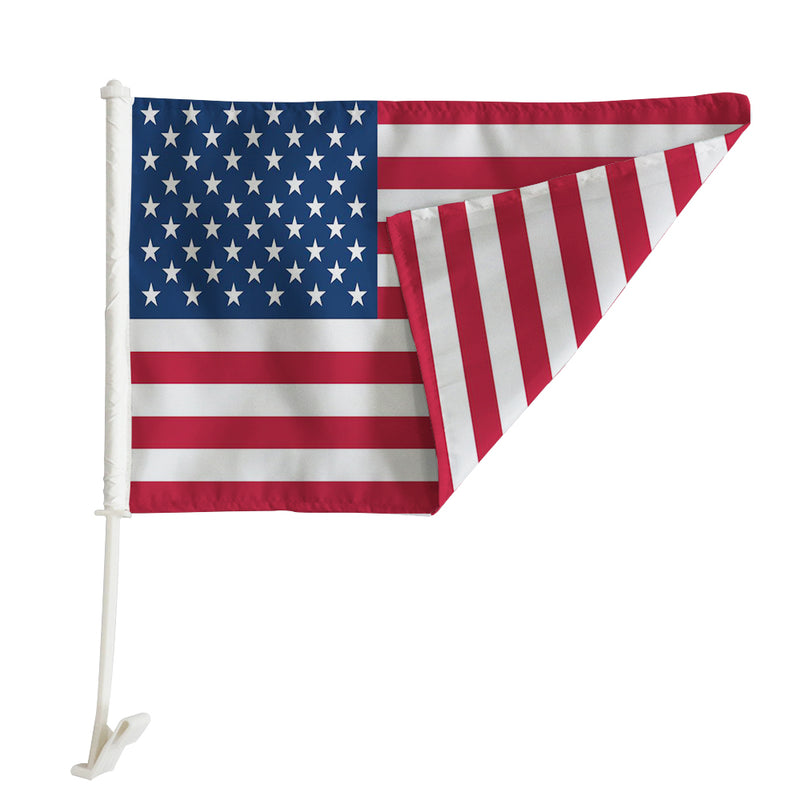 USA Car Window Mounted Flag