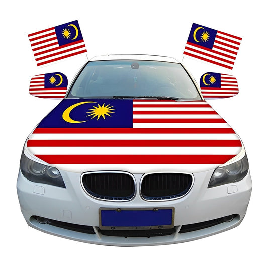 Malaysia Car Hood Cover Flag