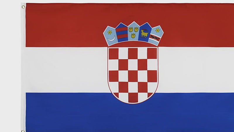 Croatian Flag, UV Resistant, Country and National Flag, Republic of Croatia, Polyester 90X150cm