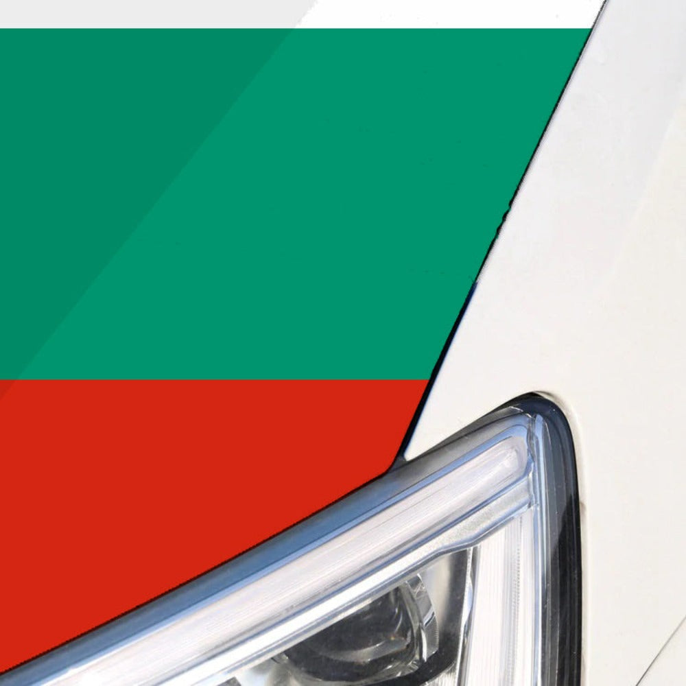 Bulgaria Car Hood Cover Flag