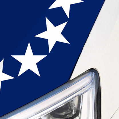 Cook Islands Flag Car Hood Cover