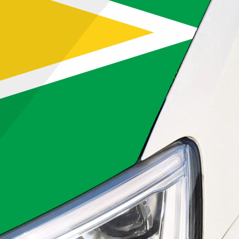 Guyana Flag Car Hood Cover