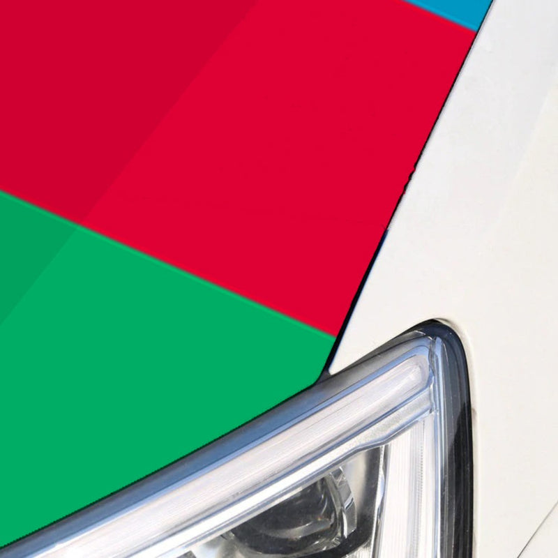 Azerbaijan Car Hood Cover Flag