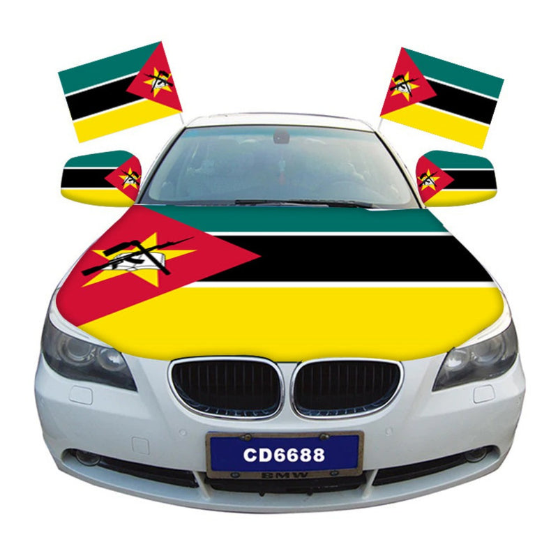 Mozambique Car Hood Cover Flag