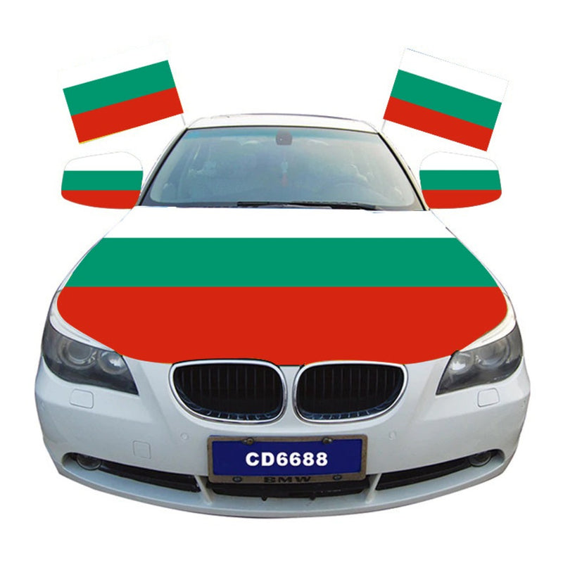 Bulgaria Car Hood Cover Flag