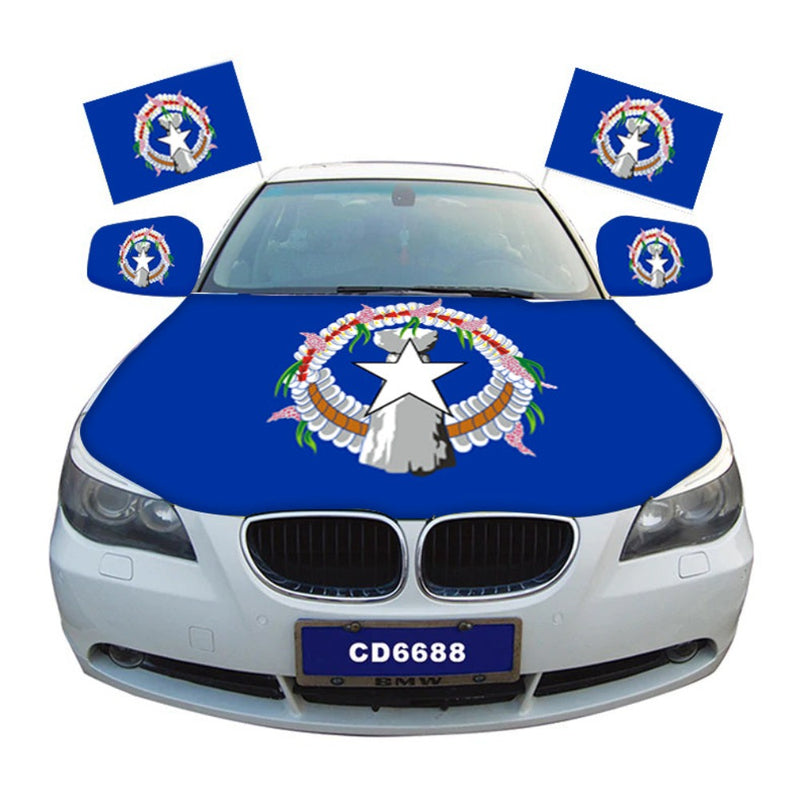 Northern Mariana Islands Car Hood Cover Flag