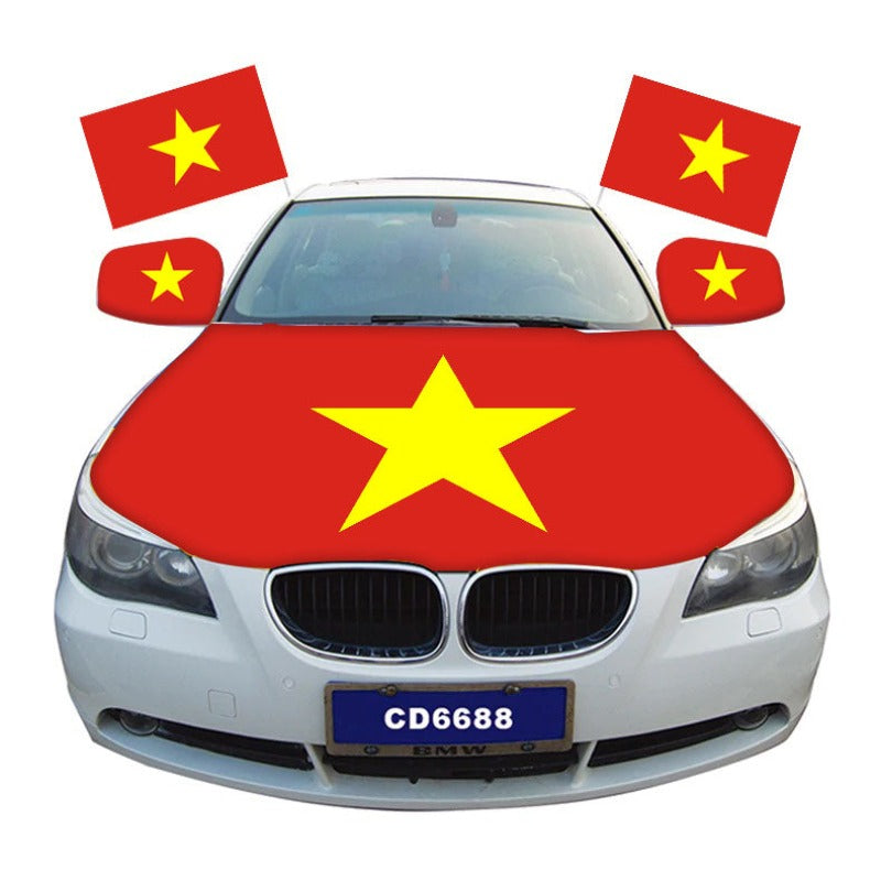 Vietnam Car Hood Cover Flag