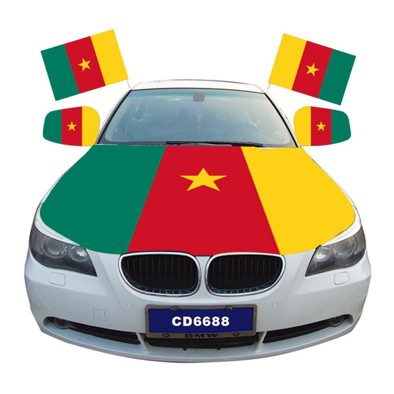 Cameroon Car Hood Cover Flag