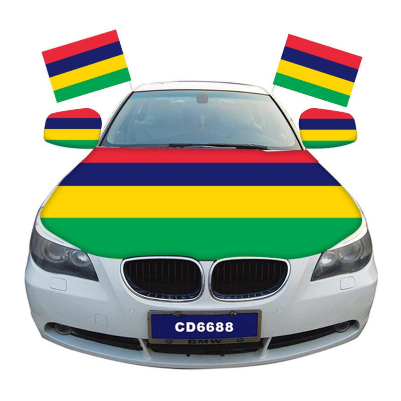 Mauritius Car Hood Cover Flag
