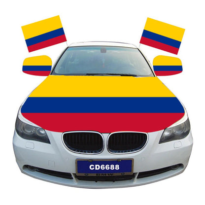 Colombia Flag Car Hood Cover