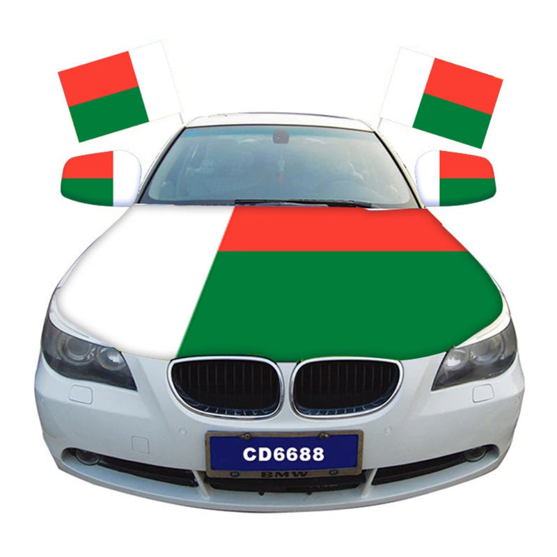 Madagascar Car Hood Cover Flag