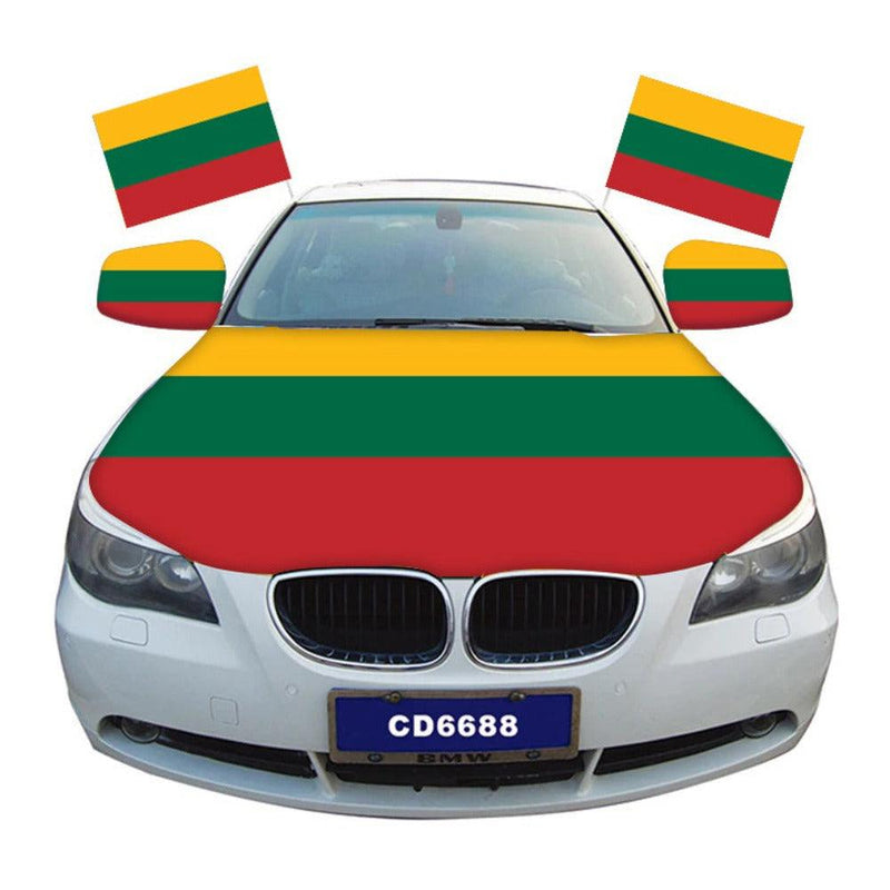 Lithuania Car Hood Cover Flag