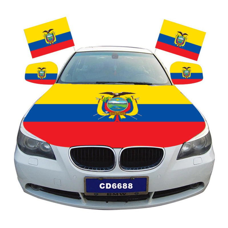 Ecuador Flag Car Hood Cover