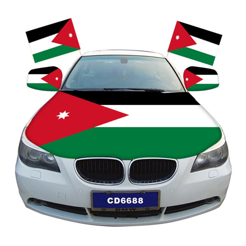Jordan Car Hood Cover Flag